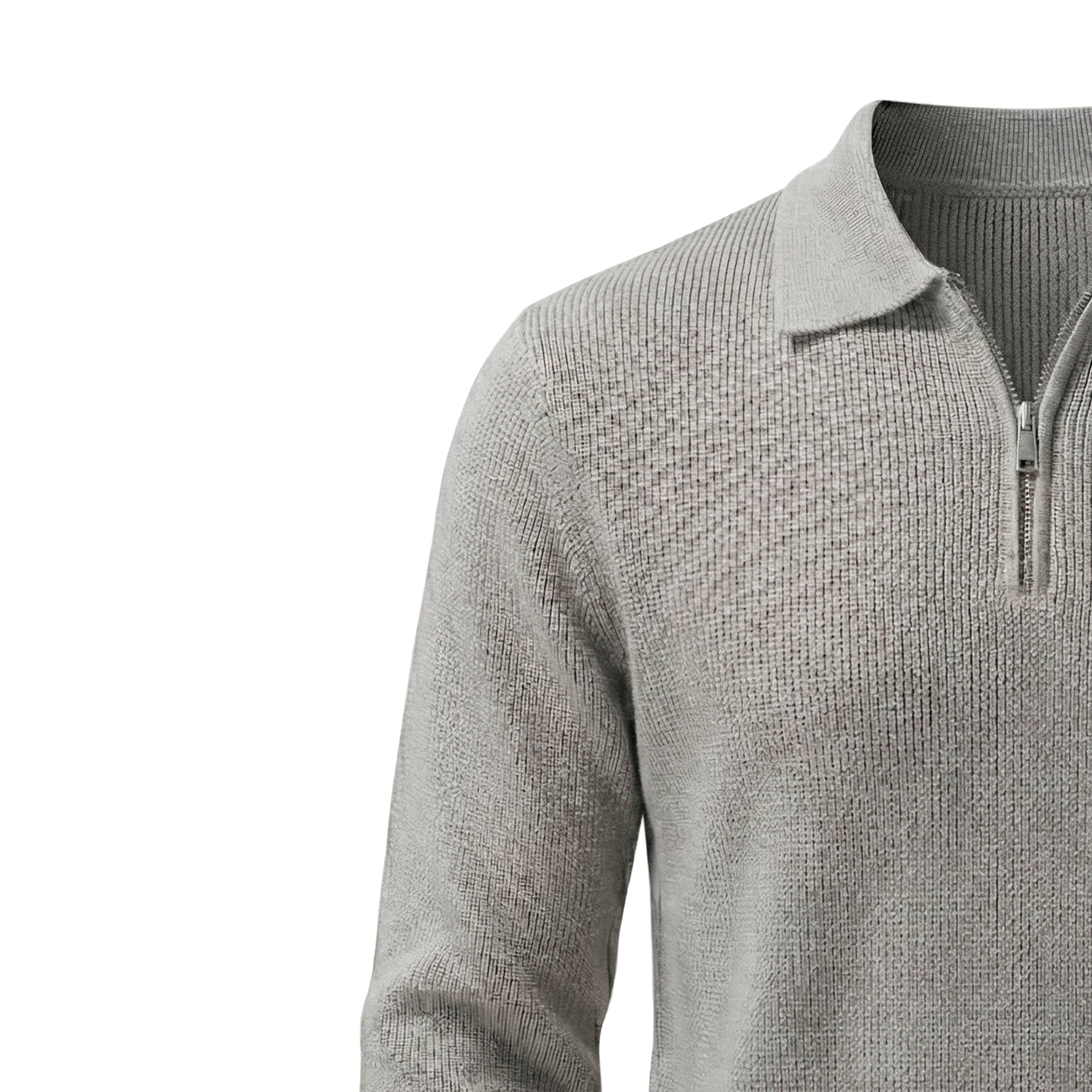 Maglione classico con cerniera Ashford