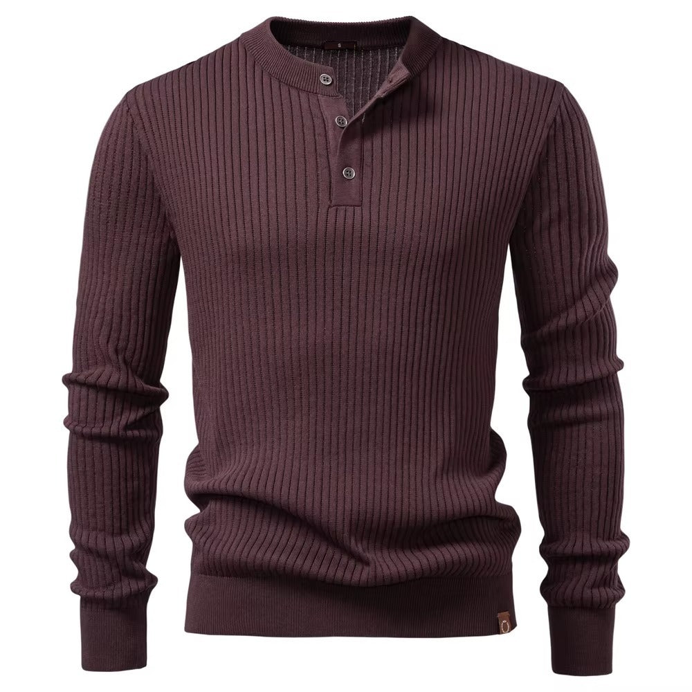Maglione a coste aristocratico