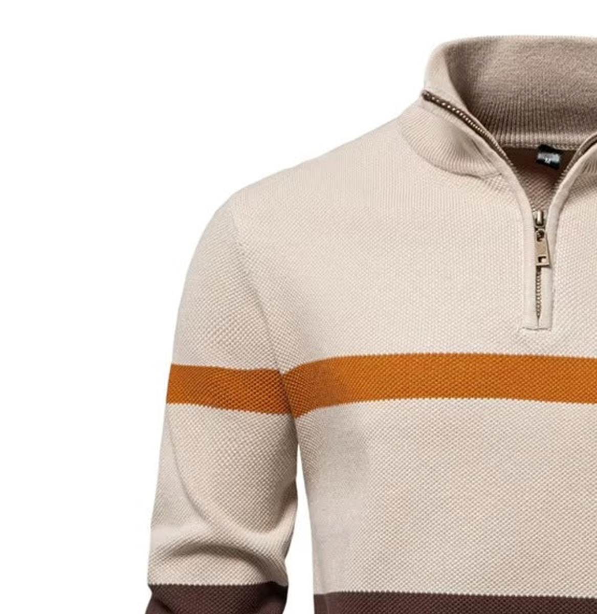 Maglione con cerniera premium