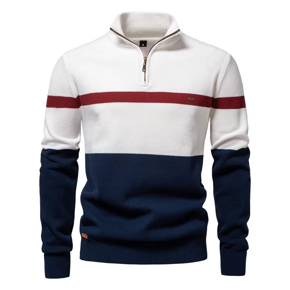 Maglione con cerniera premium 