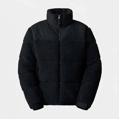 Giacca in pile Sherpa foderata 