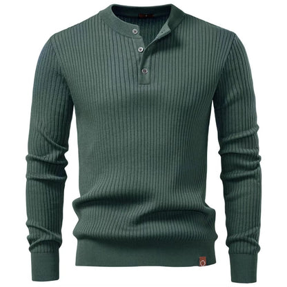Maglione a coste aristocratico 