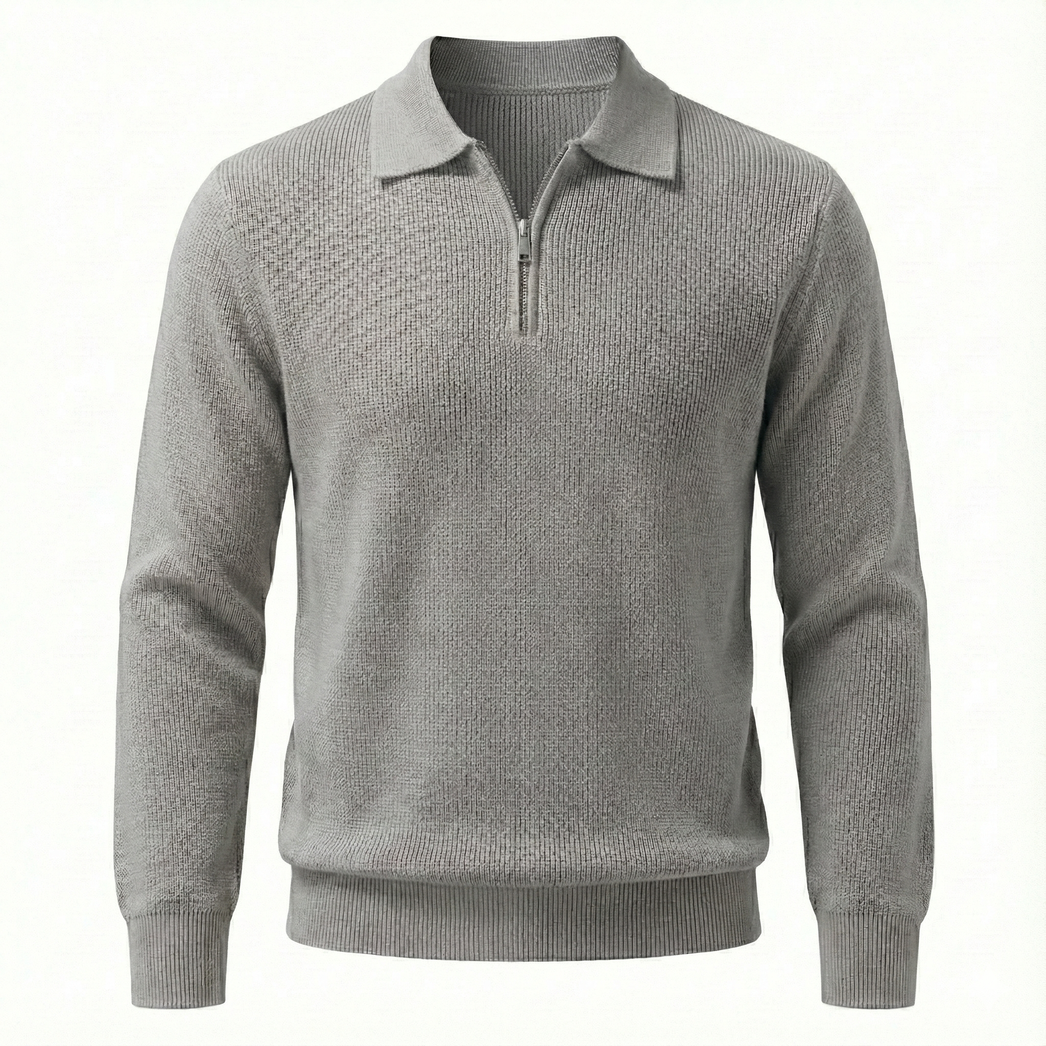 Maglione classico con cerniera Ashford 