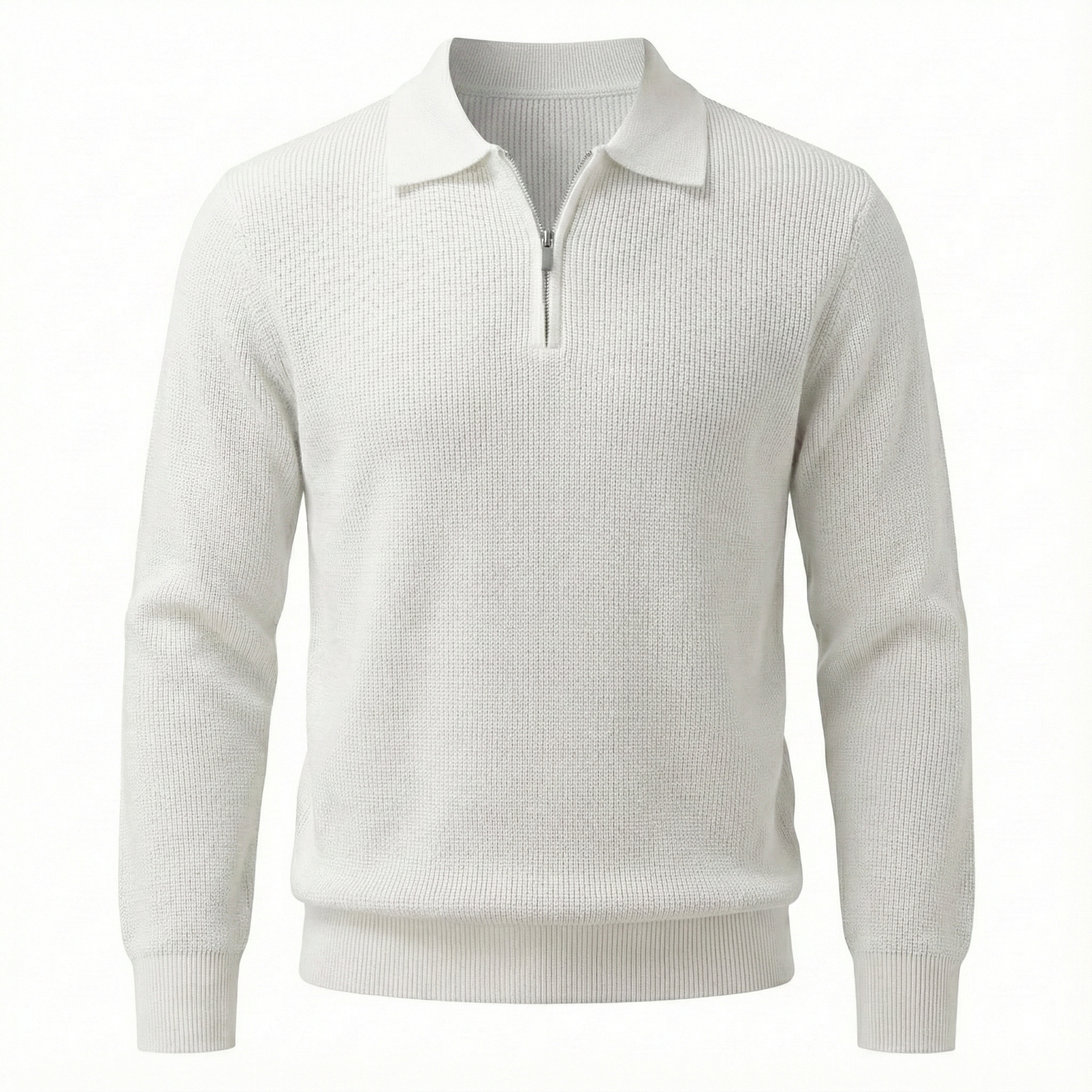 Maglione classico con cerniera Ashford 