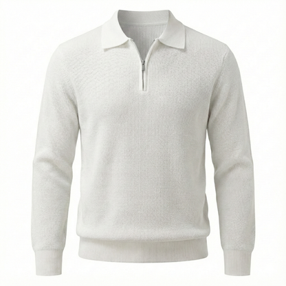Maglione classico con cerniera Ashford 