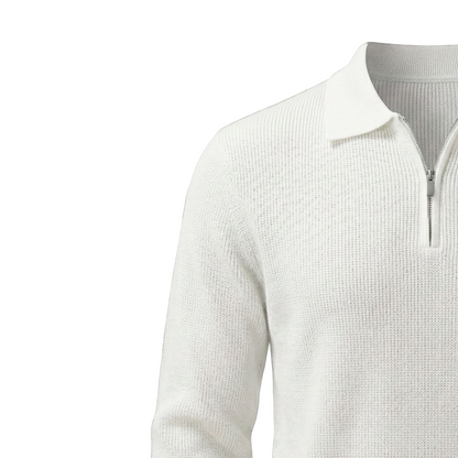 Maglione classico con cerniera Ashford 