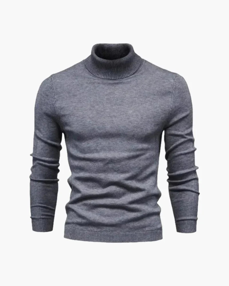 JANGSAN Merino-Wolle Rollkragenpullover