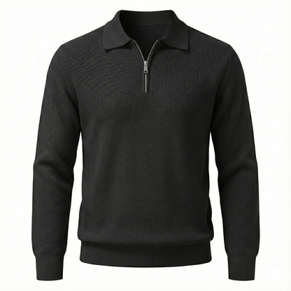 Maglione classico con cerniera Ashford 